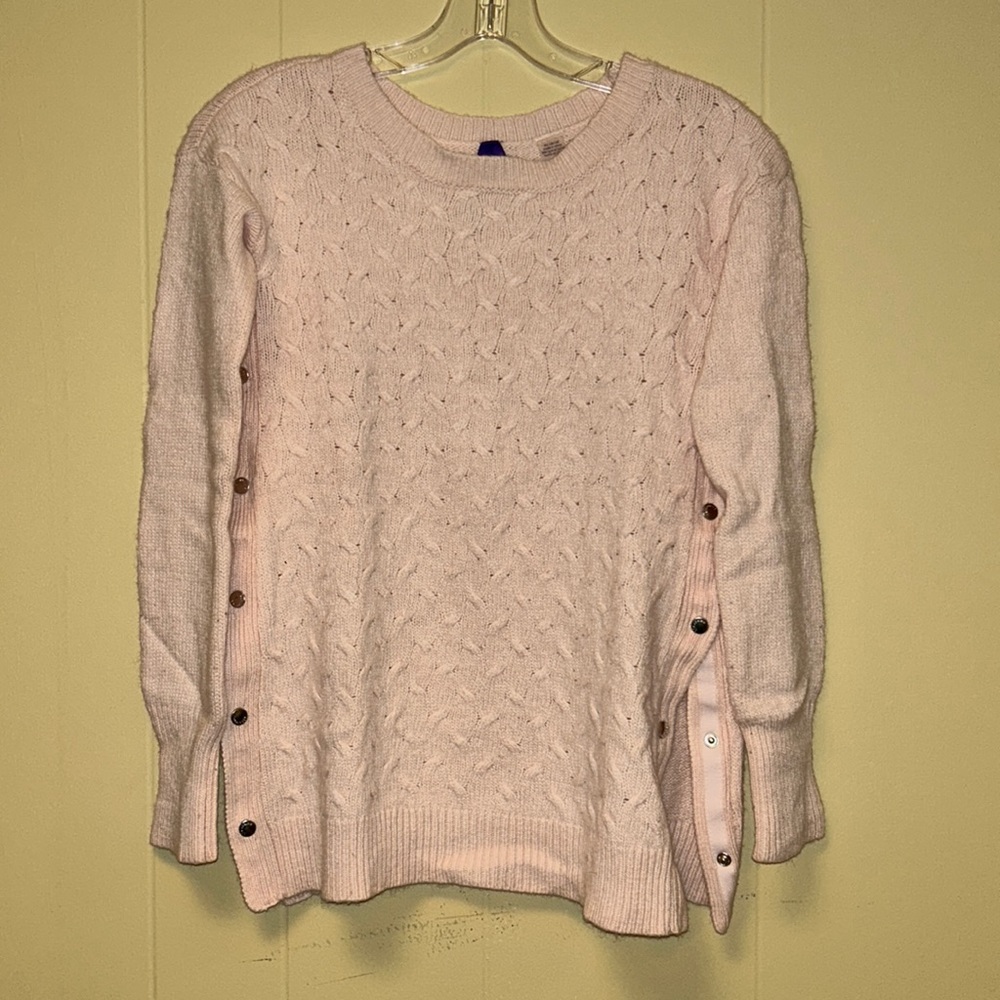 Pink Maternity Sweater